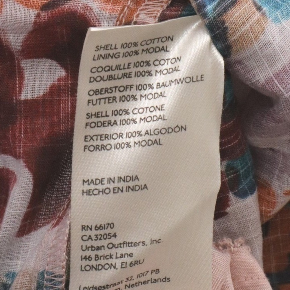 Anthropologie Multicolor Print Wrap Top Midi Skirt Set Long Sleeve Size 22W - Picture 10 of 10